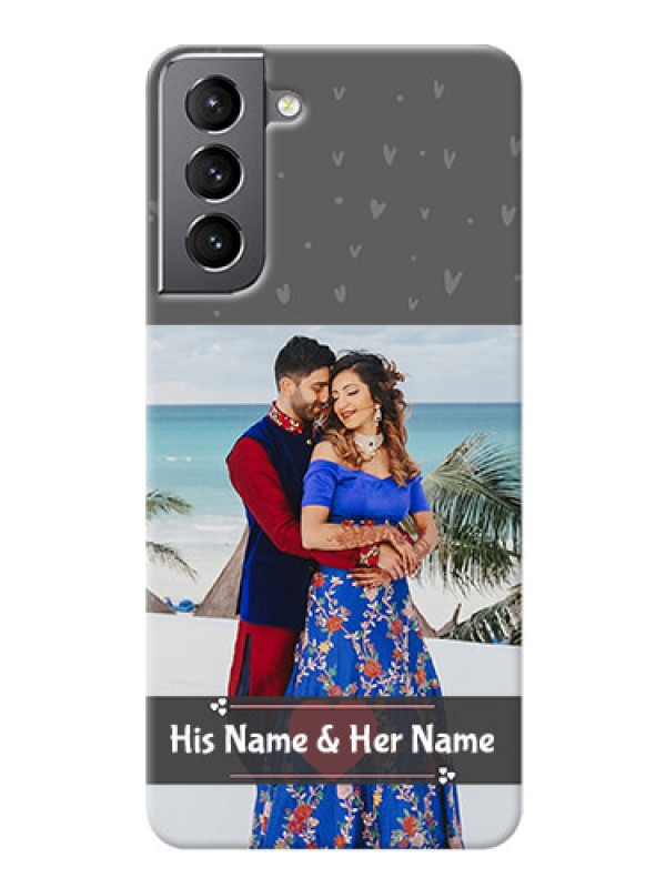 Custom Galaxy S21 Mobile Covers: Buy Love Design with Photo Online