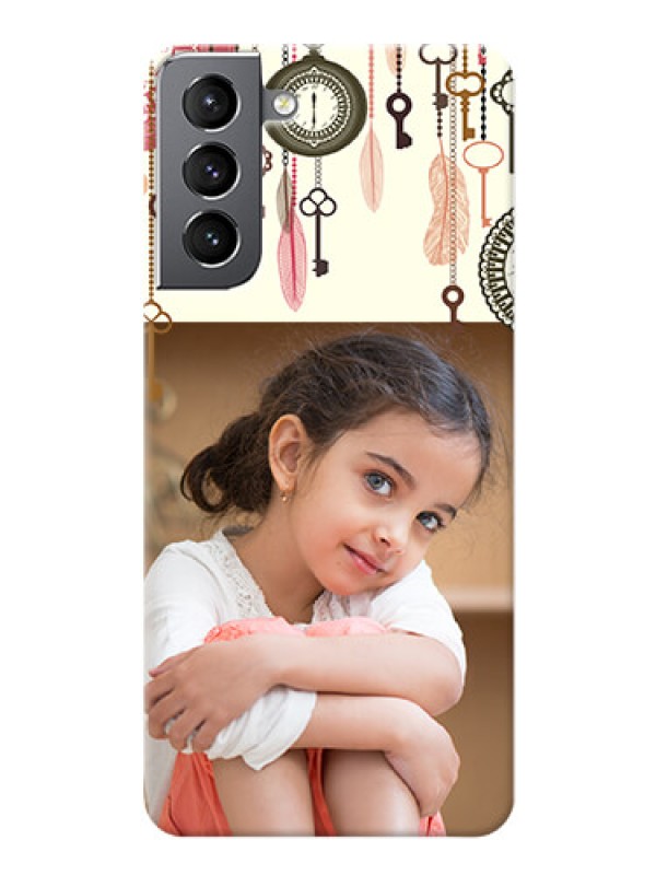 Custom Galaxy S21 Phone Back Covers: Boho Style Design