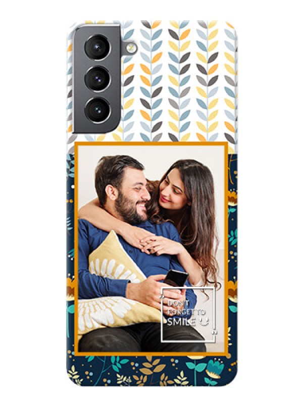 Custom Galaxy S21 personalised phone covers: Pattern Design
