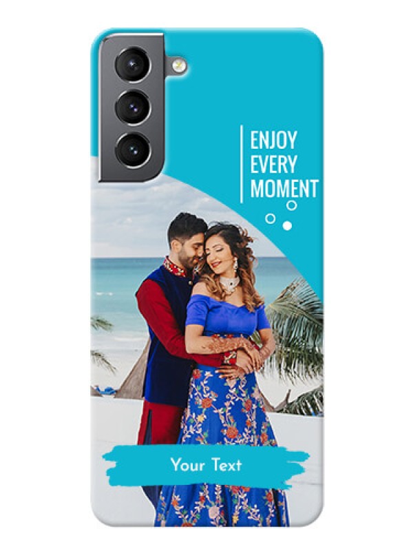 Custom Galaxy S21 Personalized Phone Covers: Happy Moment Design