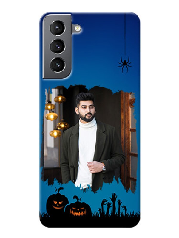 Custom Galaxy S21 mobile cases online with pro Halloween design 