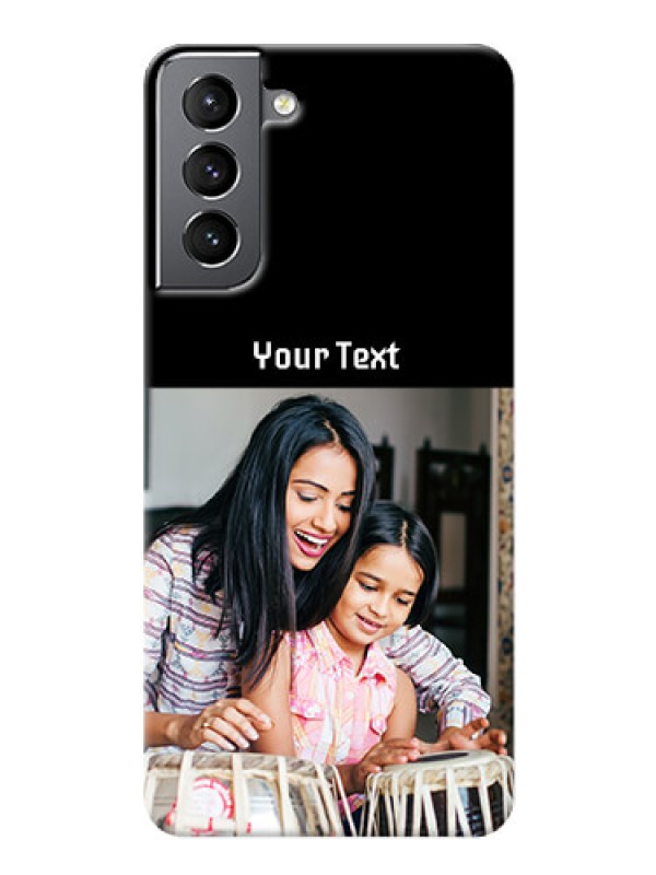 Custom Galaxy S21 Photo with Name on Phone Case