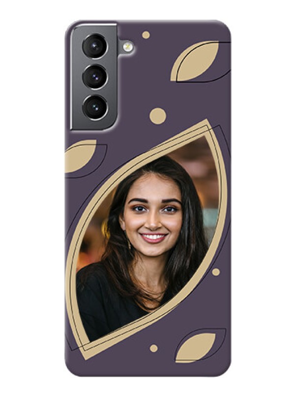 Custom Galaxy S21 Custom Phone Cases: Falling Leaf Design