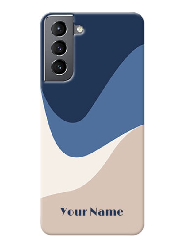 Custom Galaxy S21 Back Covers: Abstract Drip Art Design