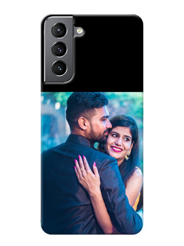 Custom Galaxy S21 Custom Hard Phone Case - Upload Full Picture With Custom Color Design