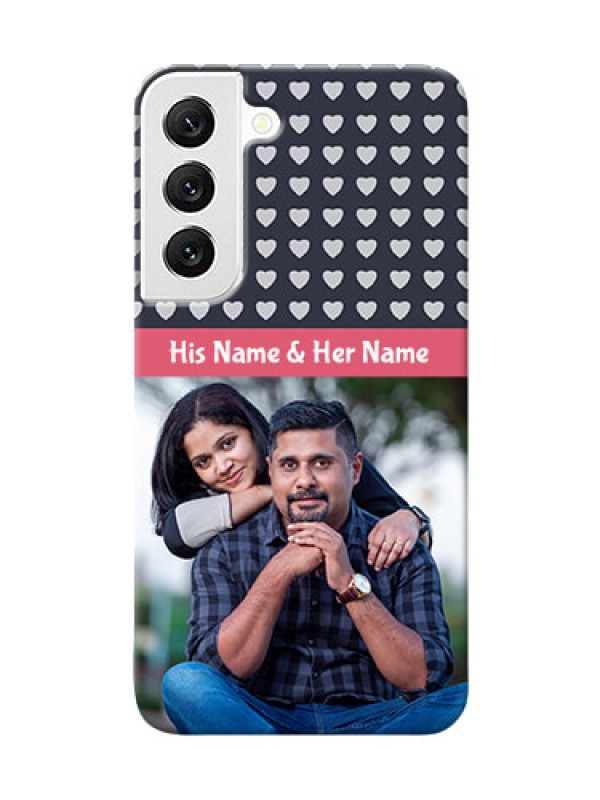 Custom Galaxy S22 5G Custom Mobile Case with Love Symbols Design