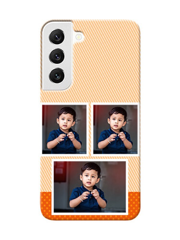 Custom Galaxy S22 5G Mobile Back Covers: Bulk Photos Upload Design
