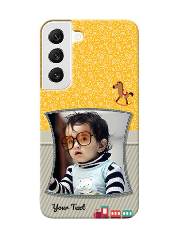 Custom Galaxy S22 5G Mobile Cases Online: Baby Picture Upload Design