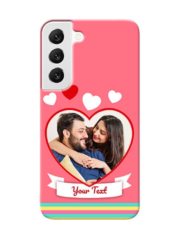Custom Galaxy S22 5G Personalised mobile covers: Love Doodle Design