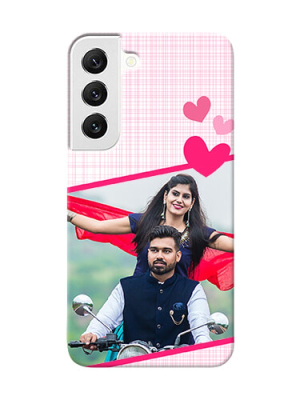 Custom Galaxy S22 5G Personalised Phone Cases: Love Shape Heart Design