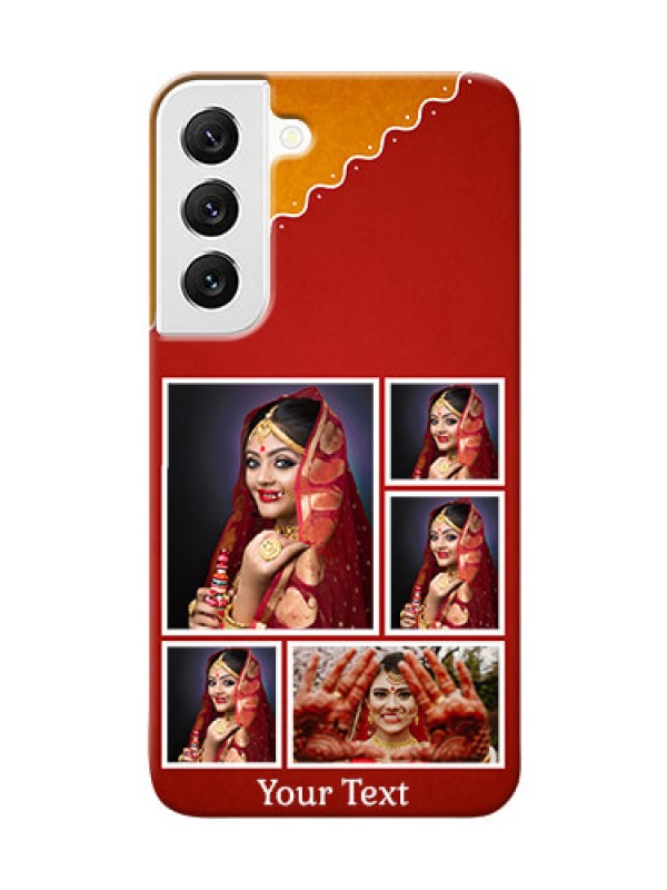Custom Galaxy S22 5G customized phone cases: Wedding Pic Upload Design