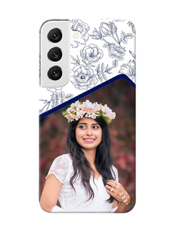 Custom Galaxy S22 5G Phone Cases: Premium Floral Design