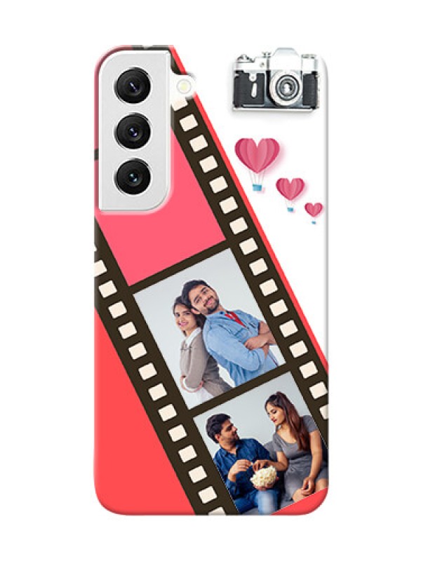 Custom Galaxy S22 5G custom phone covers: 3 Image Holder with Film Reel