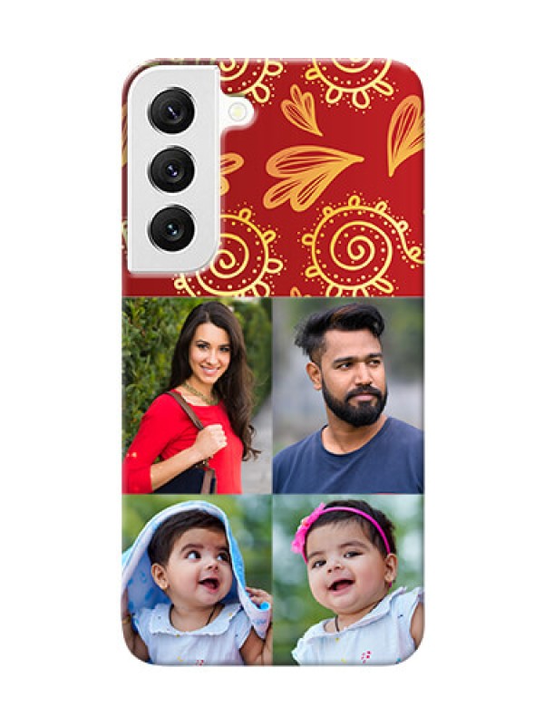 Custom Galaxy S22 5G Mobile Phone Cases: 4 Image Traditional Design