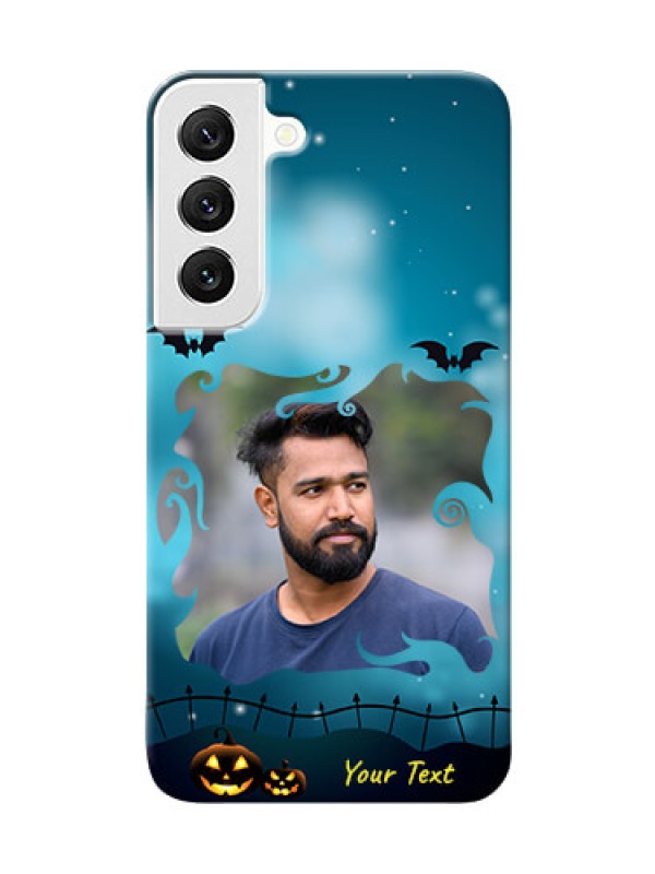 Custom Galaxy S22 5G Personalised Phone Cases: Halloween frame design
