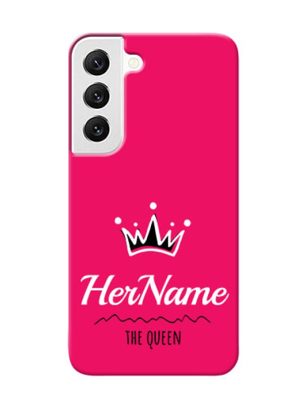 Custom Galaxy S22 5G Queen Phone Case with Name