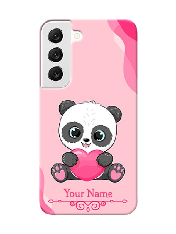 Custom Galaxy S22 5G Mobile Back Covers: Cute Panda Design