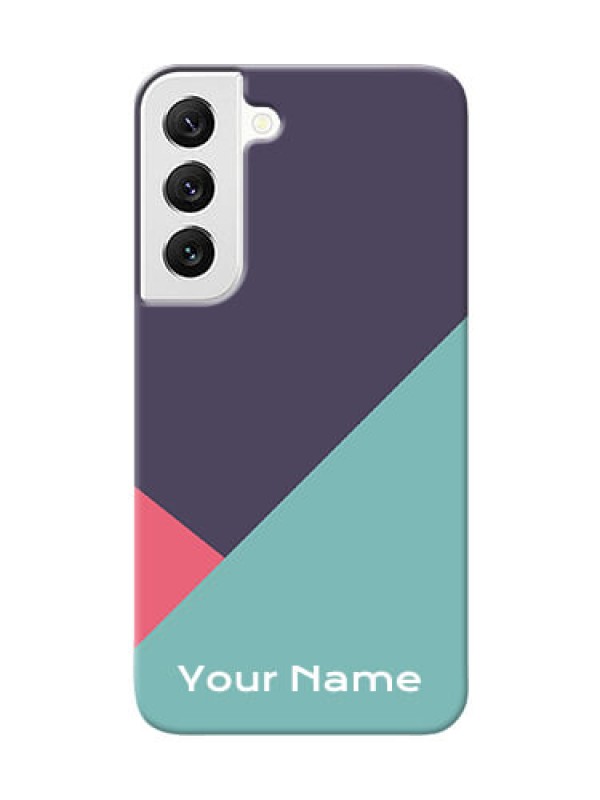 Custom Galaxy S22 5G Custom Phone Cases: Tri  Color abstract Design