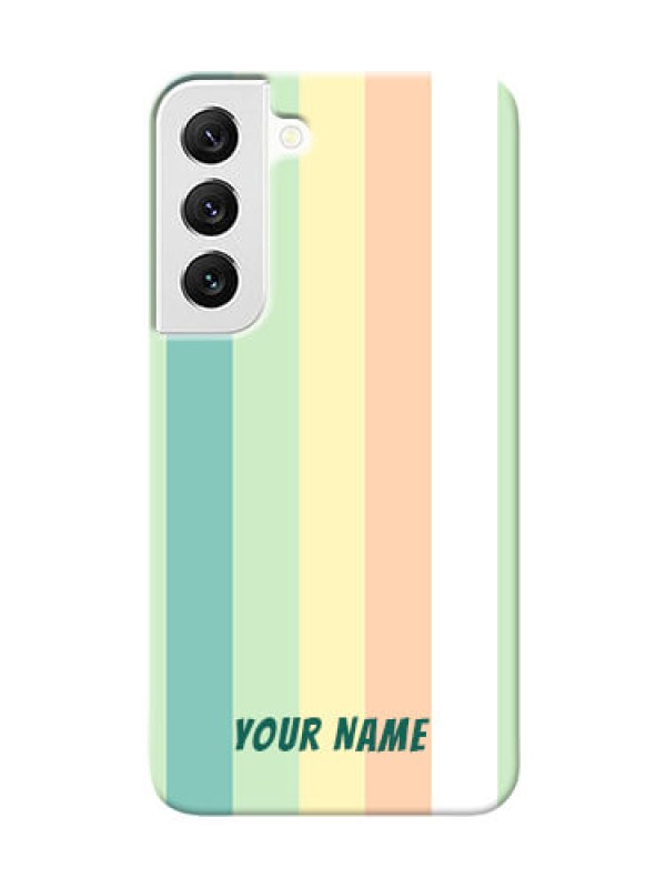 Custom Galaxy S22 5G Back Covers: Multi-colour Stripes Design