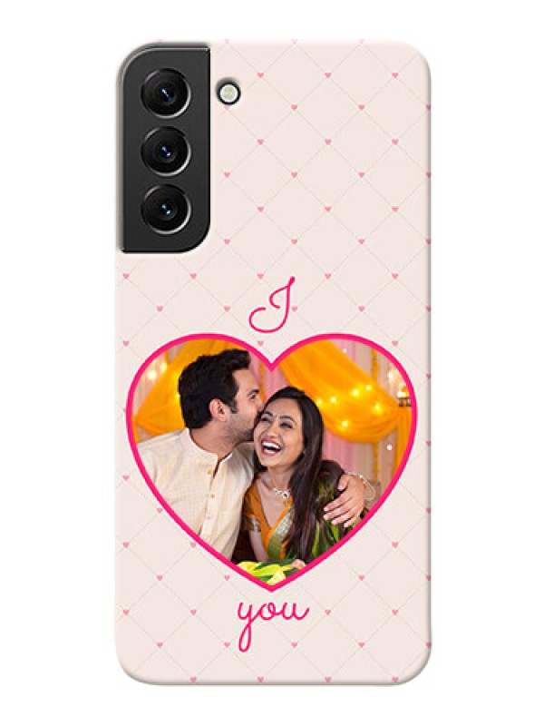 Custom Galaxy S22 Plus 5G Personalized Mobile Covers: Heart Shape Design