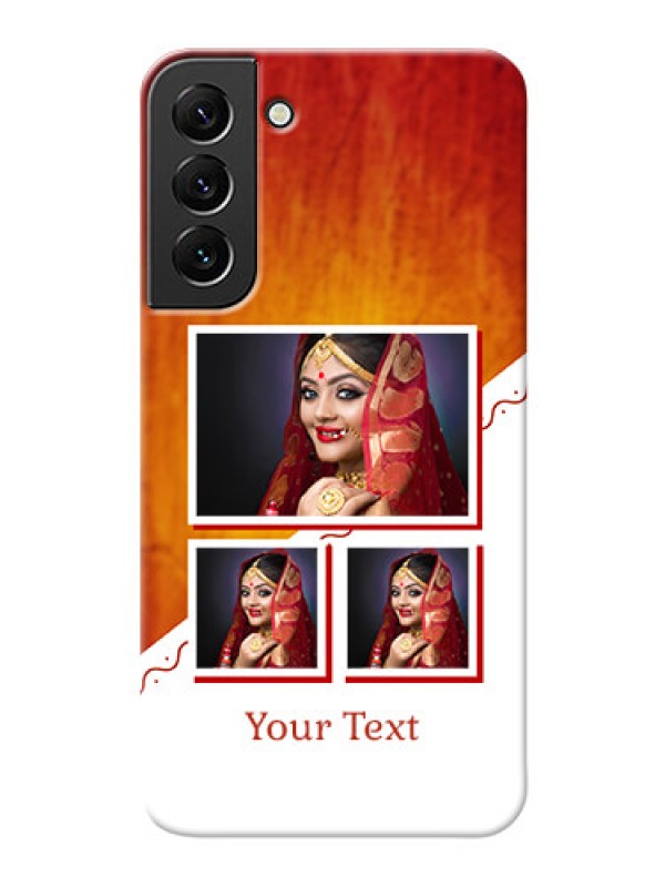 Custom Galaxy S22 Plus 5G Personalised Phone Cases: Wedding Memories Design 