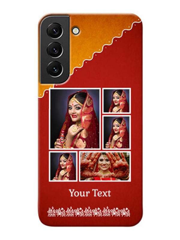 Custom Galaxy S22 Plus 5G customized phone cases: Wedding Pic Upload Design