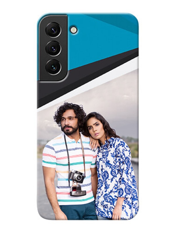 Custom Galaxy S22 Plus 5G Back Covers: Simple Pattern Photo Upload Design