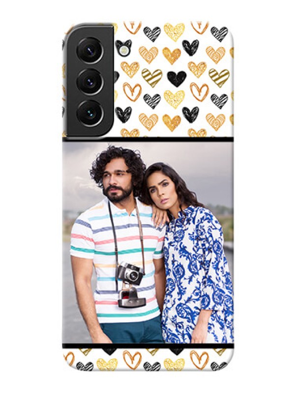 Custom Galaxy S22 Plus 5G Personalized Mobile Cases: Love Symbol Design