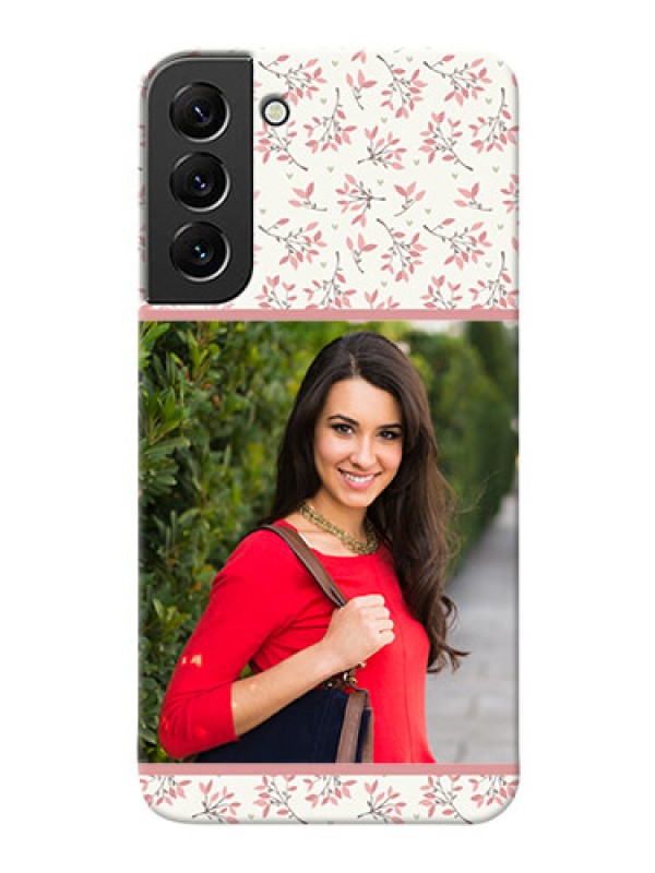 Custom Galaxy S22 Plus 5G Back Covers: Premium Floral Design