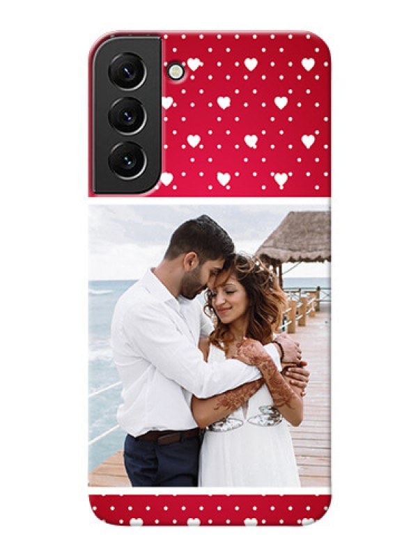 Custom Galaxy S22 Plus 5G custom back covers: Hearts Mobile Case Design