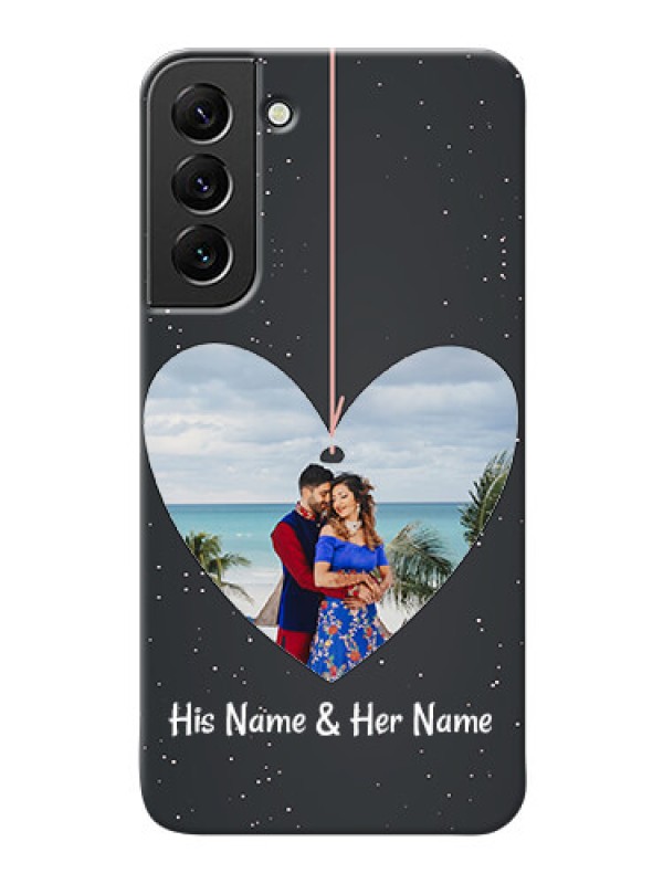 Custom Galaxy S22 Plus 5G custom phone cases: Hanging Heart Design