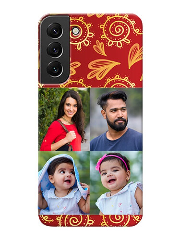 Custom Galaxy S22 Plus 5G Mobile Phone Cases: 4 Image Traditional Design