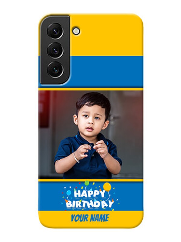 Custom Galaxy S22 Plus 5G Mobile Back Covers Online: Birthday Wishes Design