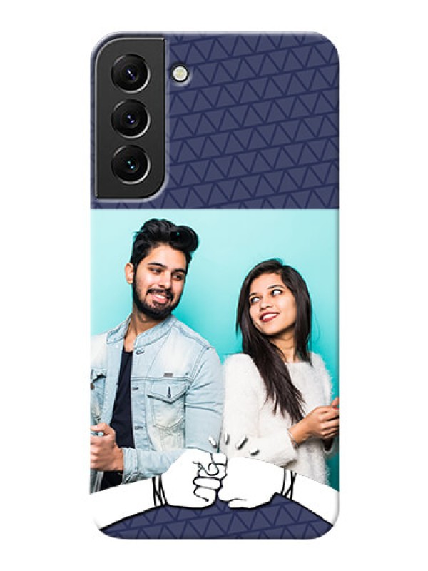 Custom Galaxy S22 Plus 5G Mobile Covers Online with Best Friends Design 