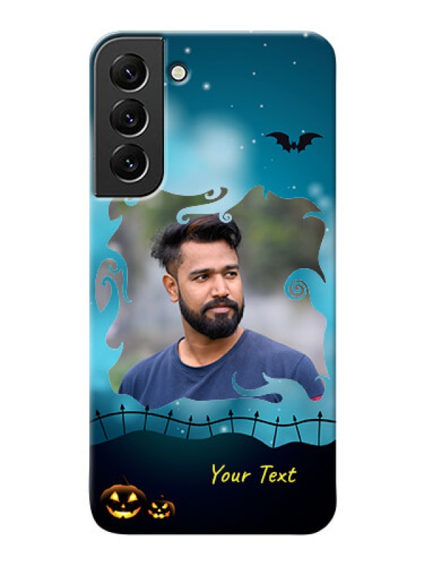 Custom Galaxy S22 Plus 5G Personalised Phone Cases: Halloween frame design