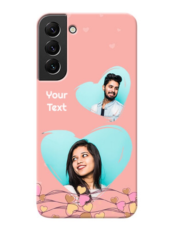 Custom Galaxy S22 Plus 5G customized phone cases: Love Doodle Design