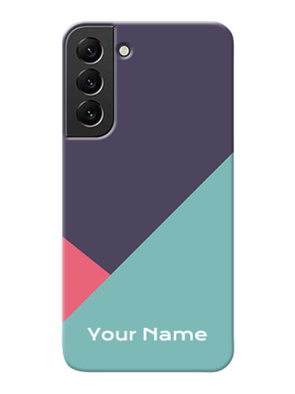 Custom Galaxy S22 Plus 5G Custom Phone Cases: Tri  Color abstract Design