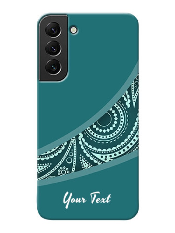Custom Galaxy S22 Plus 5G Custom Phone Covers: semi visible floral Design