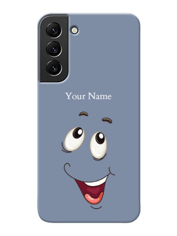 Custom Galaxy S22 Plus 5G Phone Back Covers: Laughing Cartoon Face Design