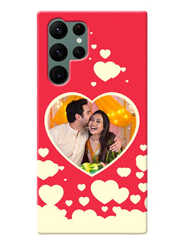 Custom Galaxy S22 Ultra 5G Phone Cases: Love Symbols Phone Cover Design