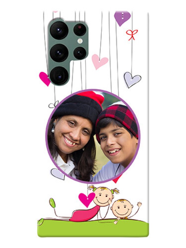 Custom Galaxy S22 Ultra 5G Mobile Cases: Cute Kids Phone Case Design