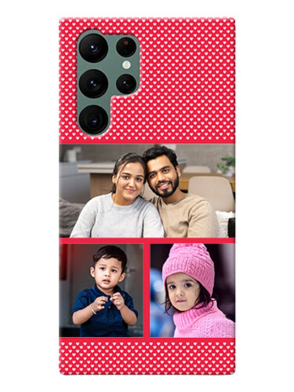 Custom Galaxy S22 Ultra 5G mobile back covers online: Bulk Pic Upload Design