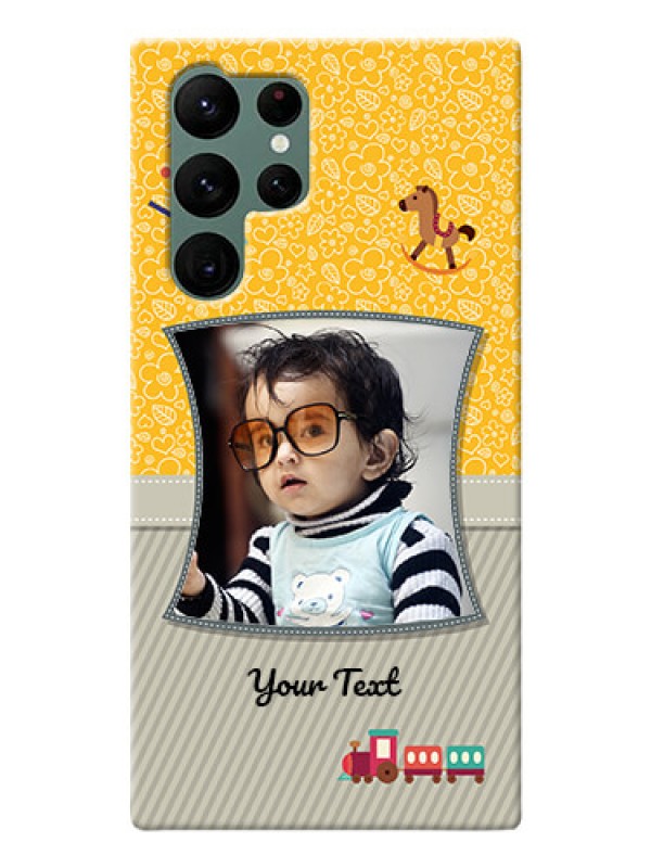 Custom Galaxy S22 Ultra 5G Mobile Cases Online: Baby Picture Upload Design