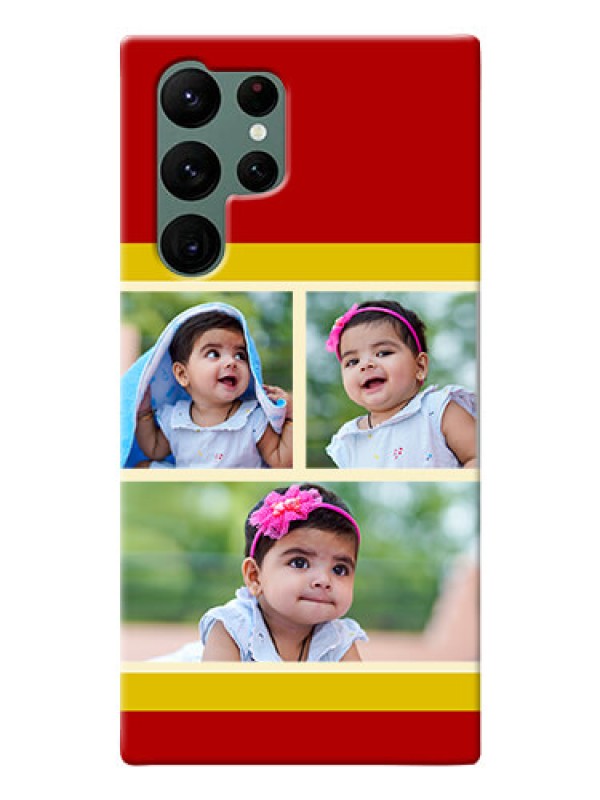 Custom Galaxy S22 Ultra 5G mobile phone cases: Multiple Pic Upload Design