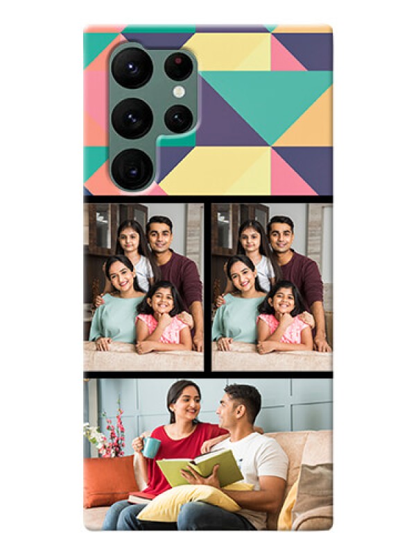Custom Galaxy S22 Ultra 5G personalised phone covers: Bulk Pic Upload Design