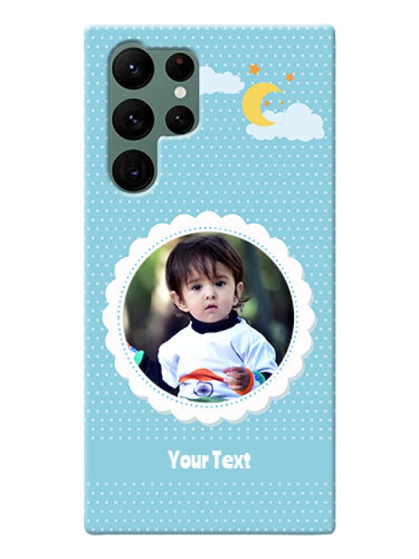 Custom Galaxy S22 Ultra 5G mobile cases online: violet Pattern Design