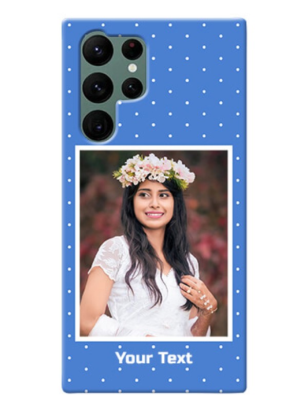 Custom Galaxy S22 Ultra 5G Personalised Phone Cases: polka dots design