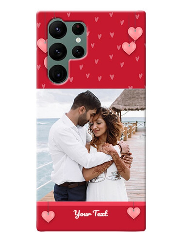 Custom Galaxy S22 Ultra 5G Mobile Back Covers: Valentines Day Design