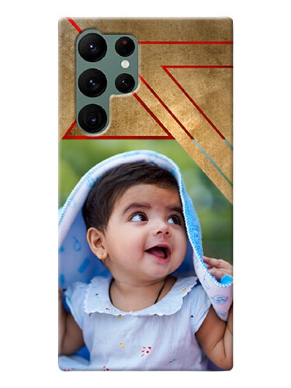 Custom Galaxy S22 Ultra 5G mobile phone cases: Gradient Abstract Texture Design