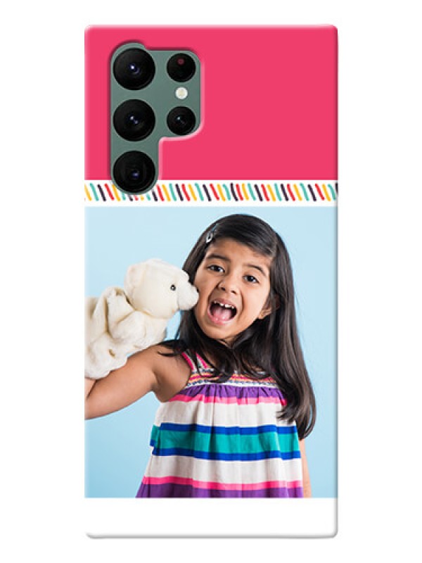 Custom Galaxy S22 Ultra 5G Personalized Phone Cases: line art design